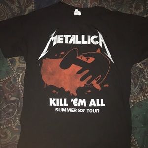 Metallica Kill Em All Tour T-shirt